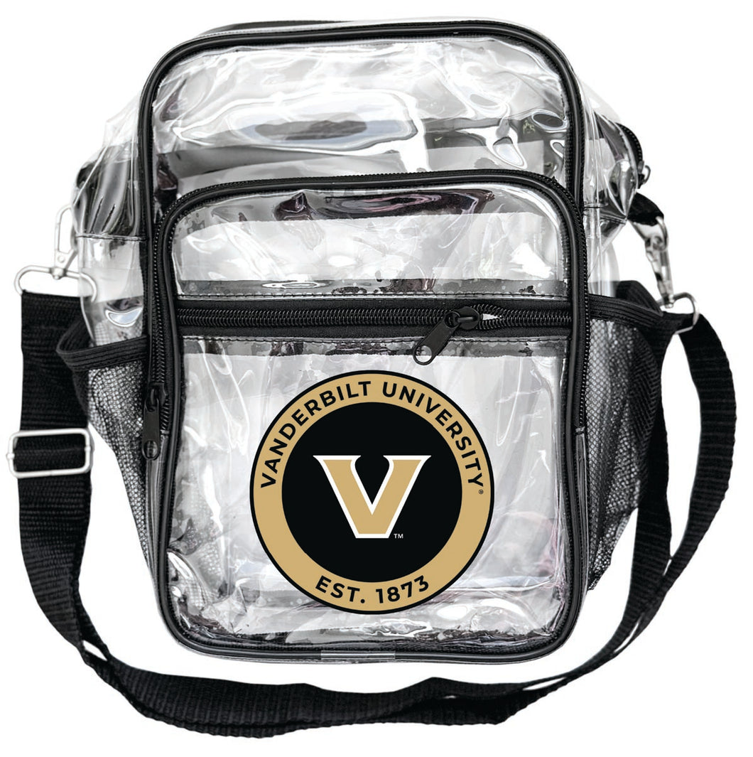 Vanderbilt University Clear Messenger Crossbody Tote Bag Officially Licensed 