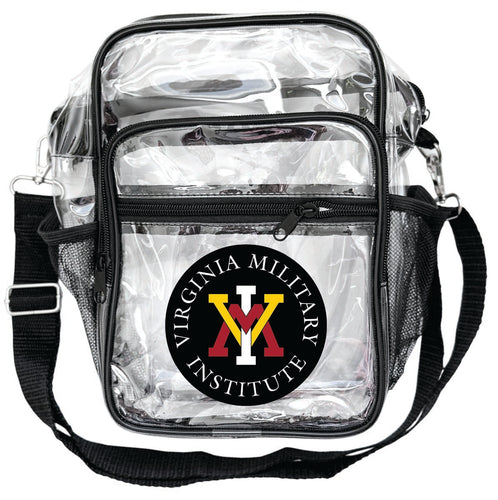 VMI Keydets Clear Messenger Crossbody Tote Bag Officially Licensed 