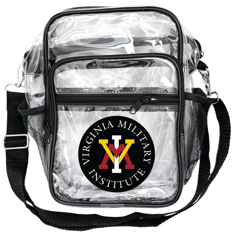 VMI Keydets Clear Messenger Crossbody Tote Bag Officially Licensed 