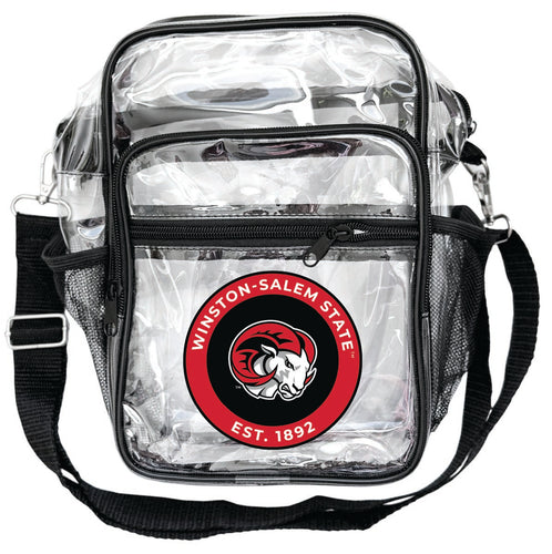 Winston-Salem State Clear Messenger Crossbody Tote Bag Officially Licensed 