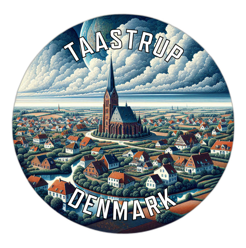 Taastrup Denmark Souvenir Vinyl Decal Sticker 2-Inch