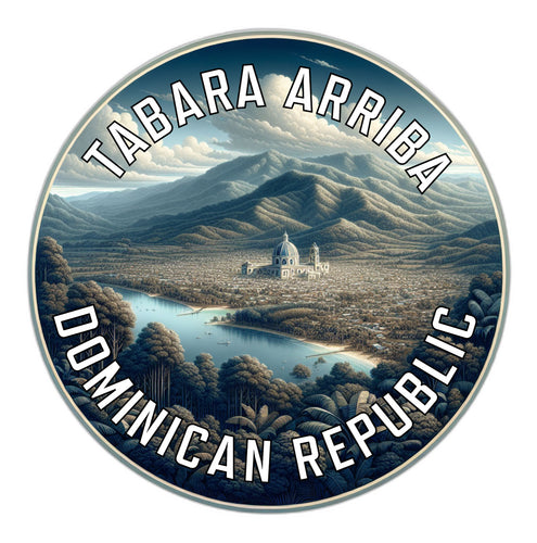 Tabara Arriba Dominican Republic Souvenir Vinyl Decal Sticker 6-Inch