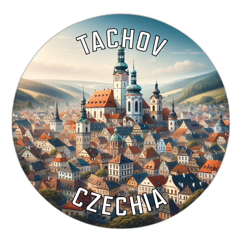 Tachov Czechia Souvenir Vinyl Decal Sticker 2-Inch