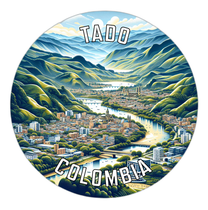 Tado Colombia Souvenir Vinyl Decal Sticker 6-Inch