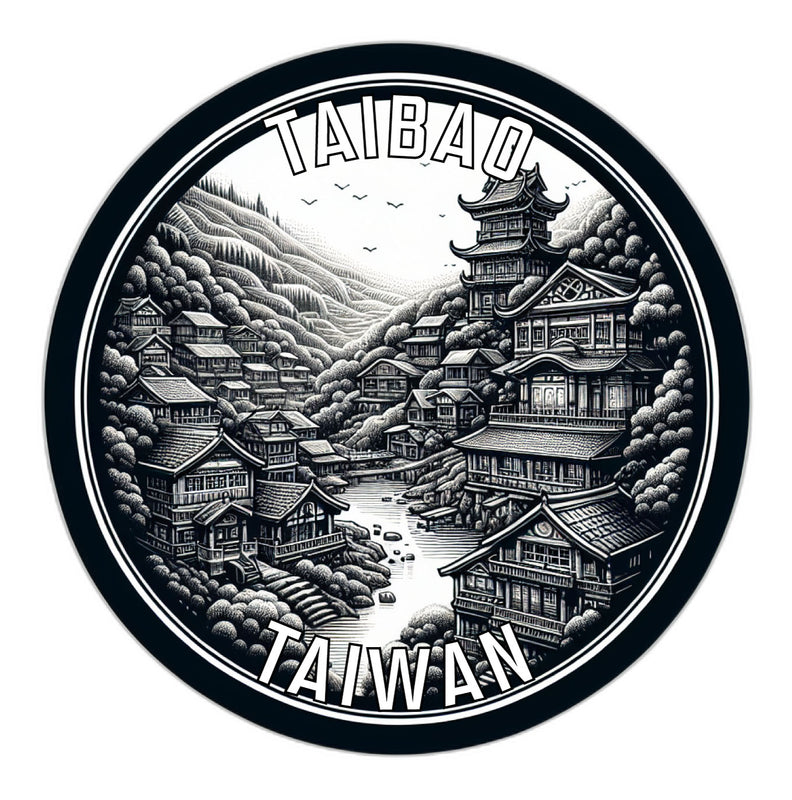 Taibao Taiwan Souvenir Die Cut Flat Magnet 2-Inch