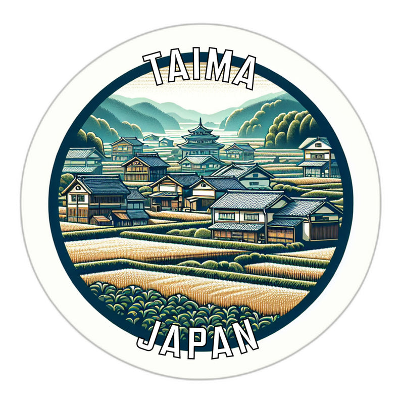 Taima Japan Souvenir Vinyl Decal Sticker 6-Inch