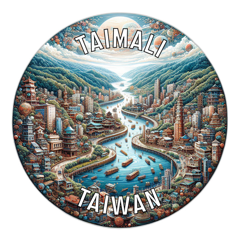 Taimali Taiwan Souvenir Vinyl Decal Sticker 6-Inch