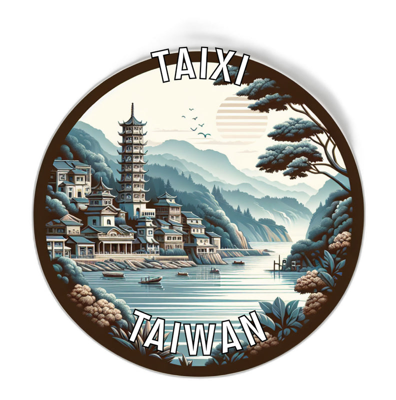 Taixi Taiwan Souvenir Vinyl Decal Sticker 6-Inch