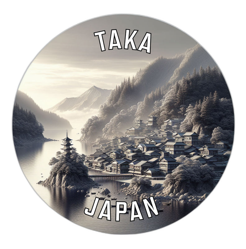 Taka Japan Souvenir Vinyl Decal Sticker 6-Inch