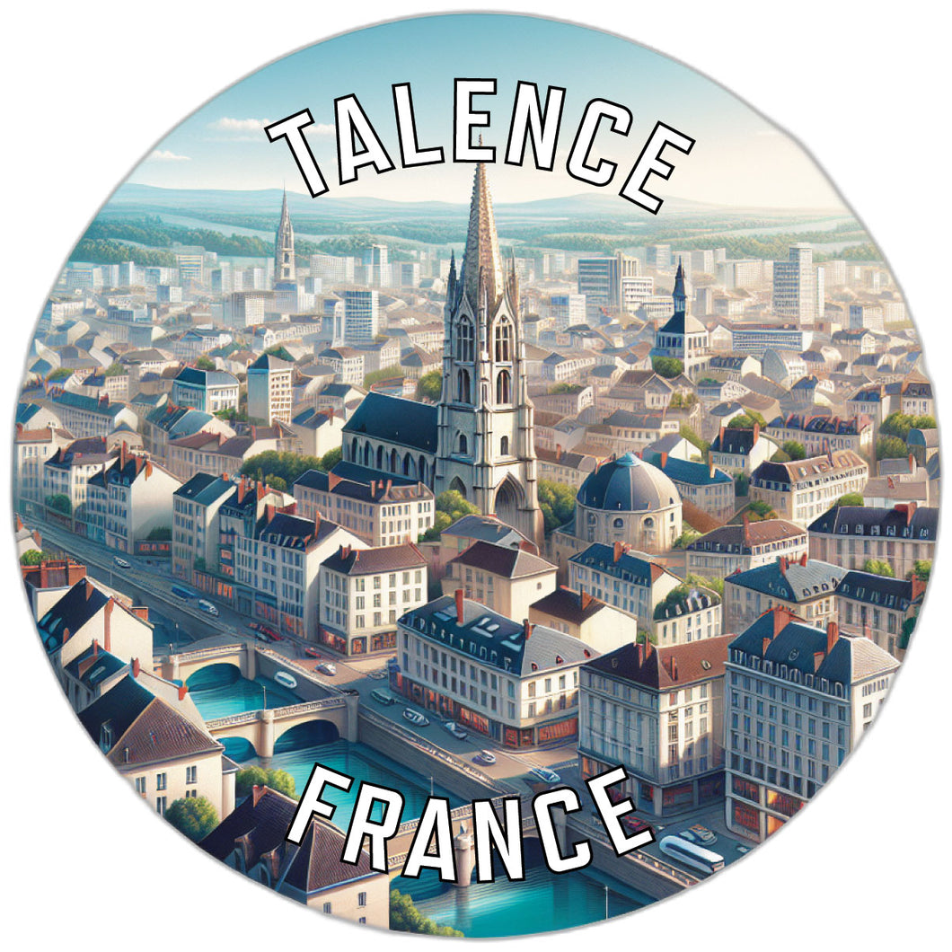 Talence France Souvenir Vinyl Decal Sticker 2-Inch