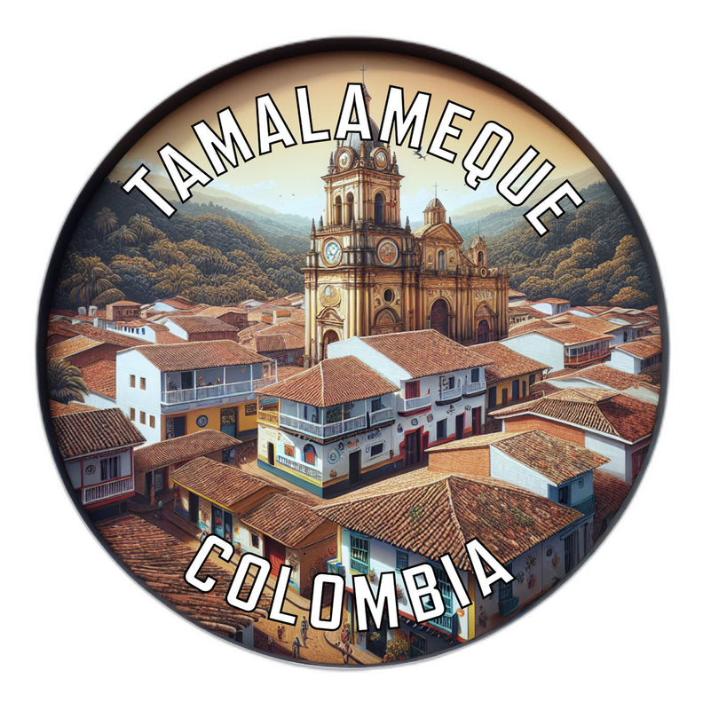 Tamalameque Colombia Souvenir Die Cut Flat Magnet 6-Inch