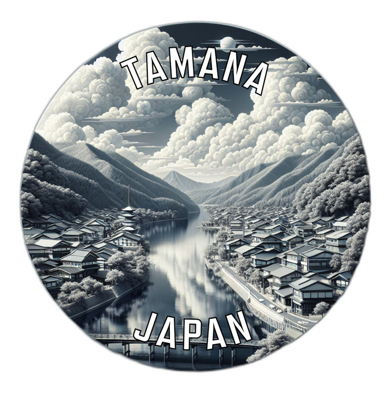 Tamana Japan Souvenir Die Cut Flat Magnet 2-Inch