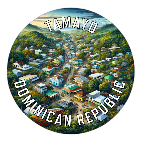Tamayo Dominican Republic Souvenir Vinyl Decal Sticker 2-Inch