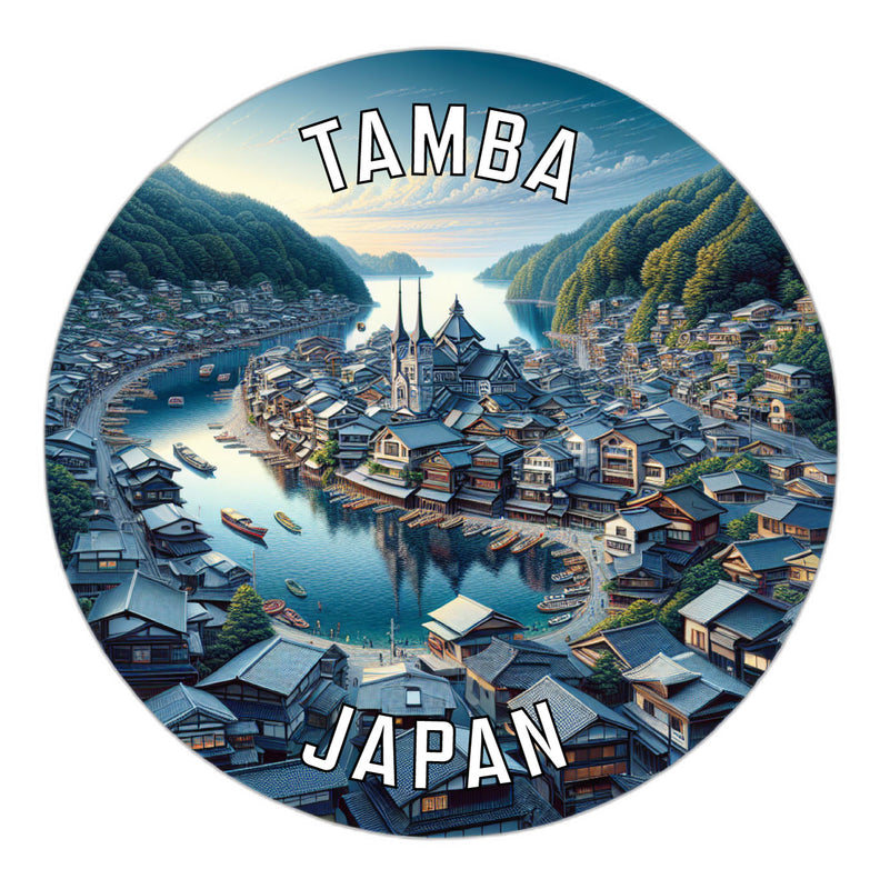 Tamba Japan Souvenir Vinyl Decal Sticker 2-Inch