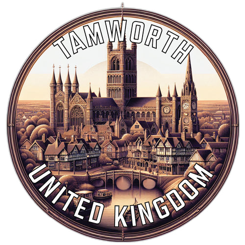 Tamworth United Kingdom Souvenir Vinyl Decal Sticker 6-Inch