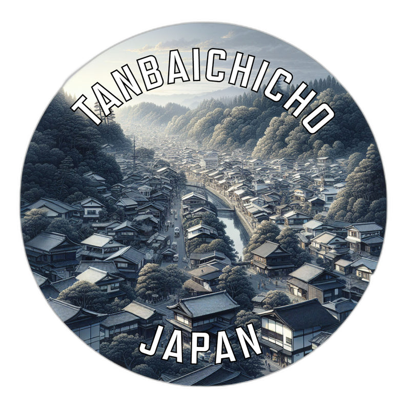 Tanbaichicho Japan Souvenir Vinyl Decal Sticker 2-Inch