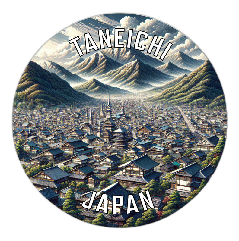 Taneichi Japan Souvenir Vinyl Decal Sticker 2-Inch