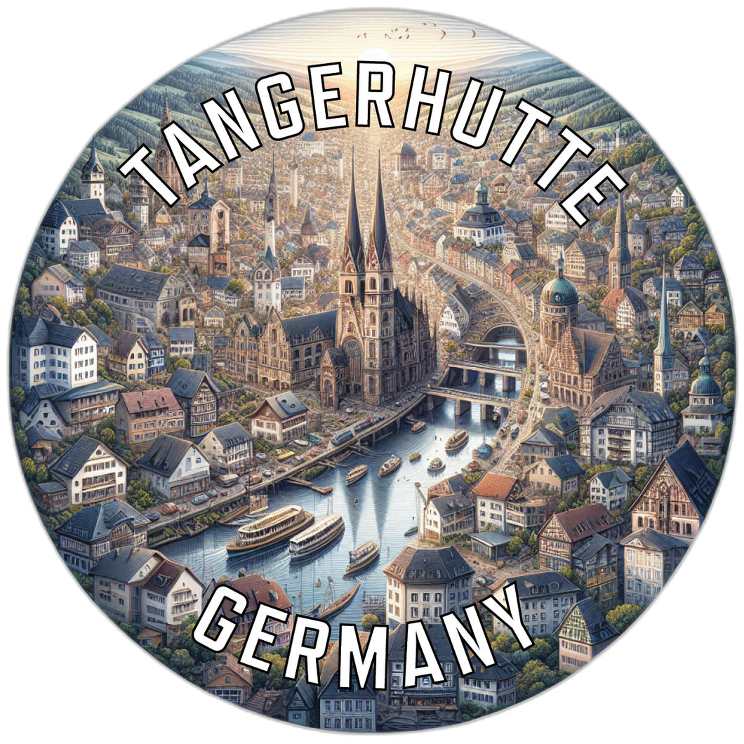 Tangerhutte Germany Souvenir Vinyl Decal Sticker 2-Inch