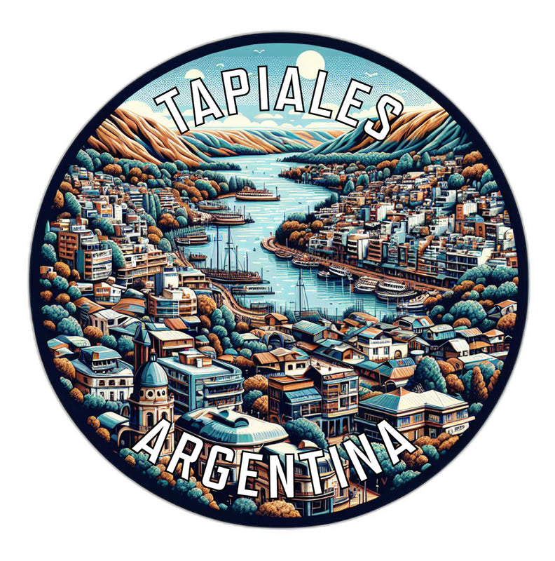 Tapiales Argentina Souvenir Die Cut Flat Magnet 2-Inch