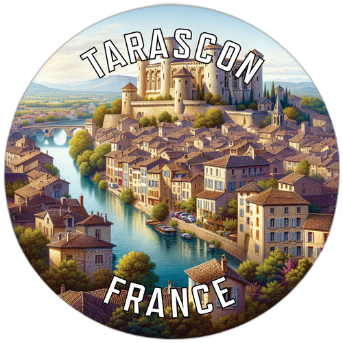Tarascon France Souvenir Vinyl Decal Sticker 6-Inch