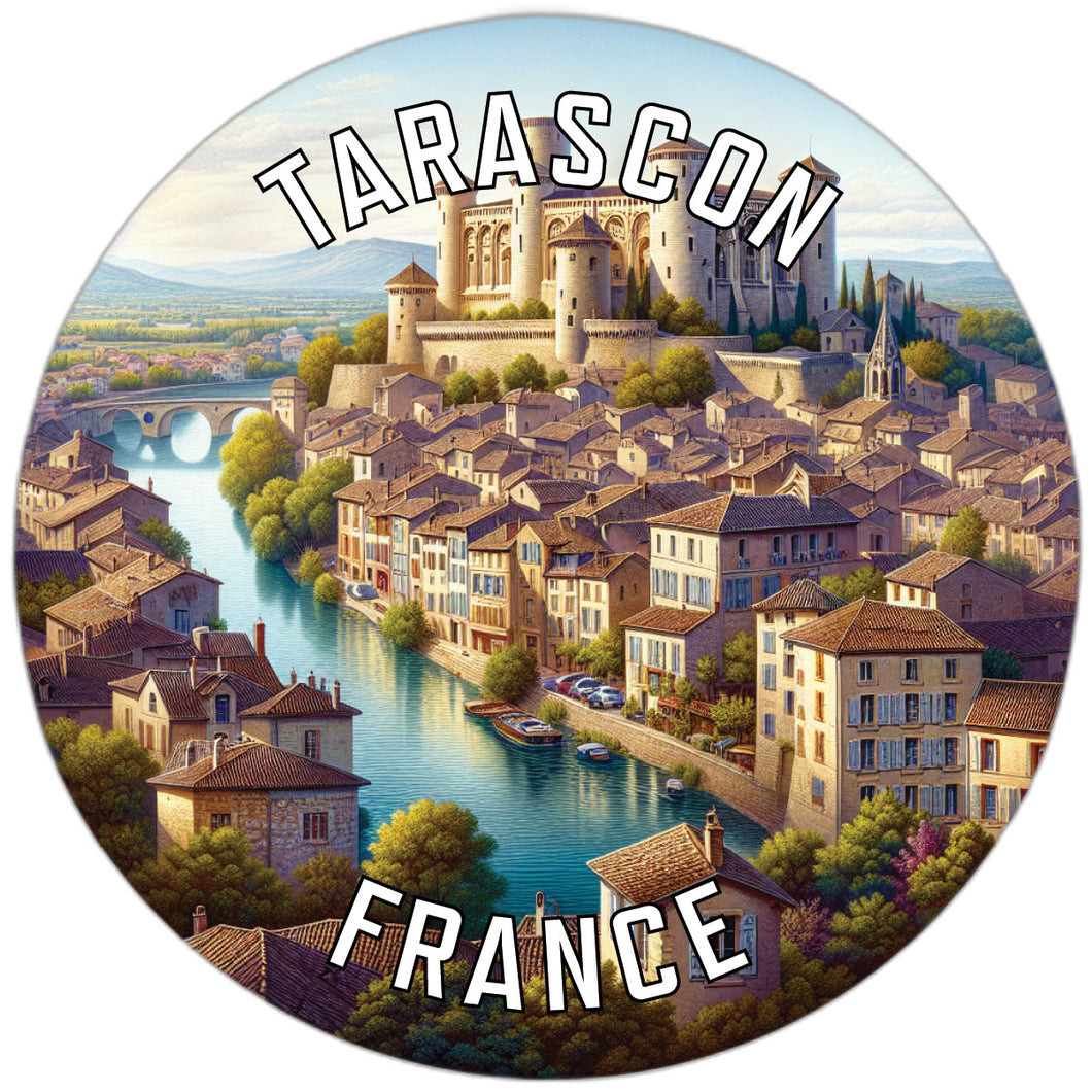 Tarascon France Souvenir Vinyl Decal Sticker 6-Inch