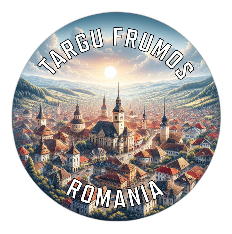 Targu Frumos Romania Souvenir Vinyl Decal Sticker 2-Inch