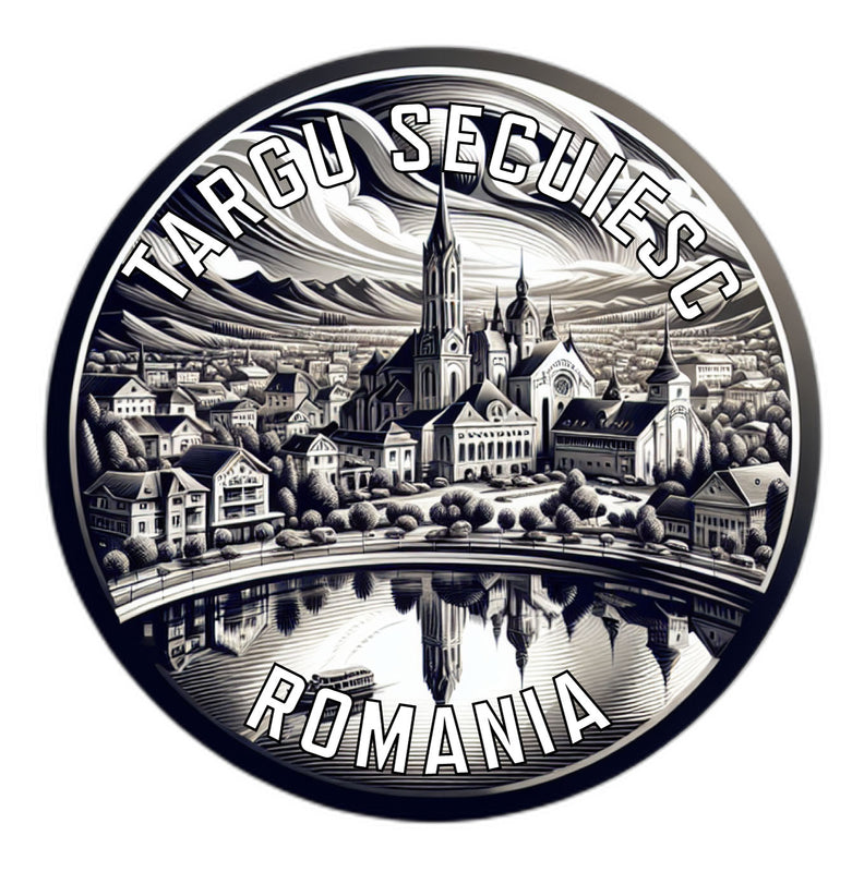 Targu Secuiesc Romania Souvenir Die Cut Flat Magnet 6-Inch