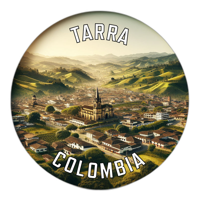 Tarra Colombia Souvenir Vinyl Decal Sticker 2-Inch