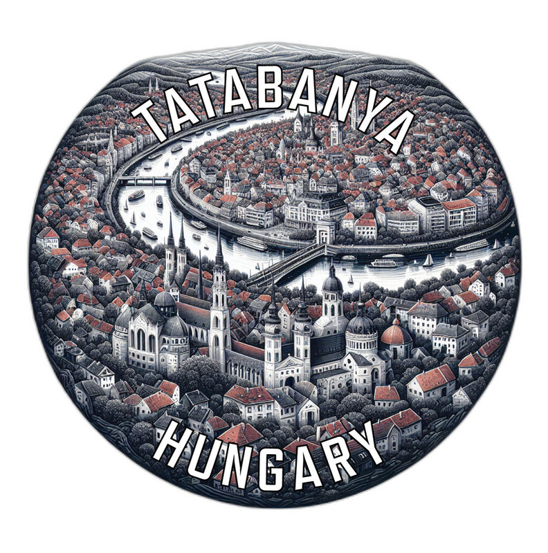 Tatabanya Hungary Souvenir Vinyl Decal Sticker 6-Inch