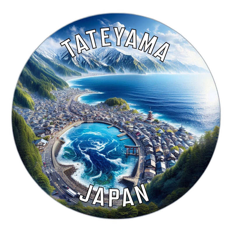 Tateyama Japan Souvenir Vinyl Decal Sticker 3-Inch
