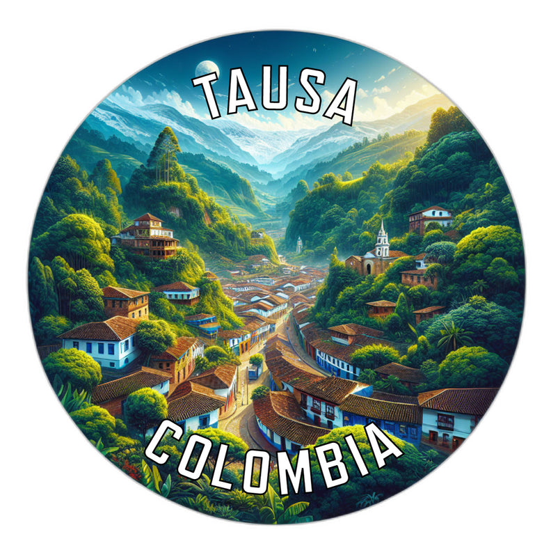 Tausa Colombia Souvenir Die Cut Flat Magnet 2-Inch