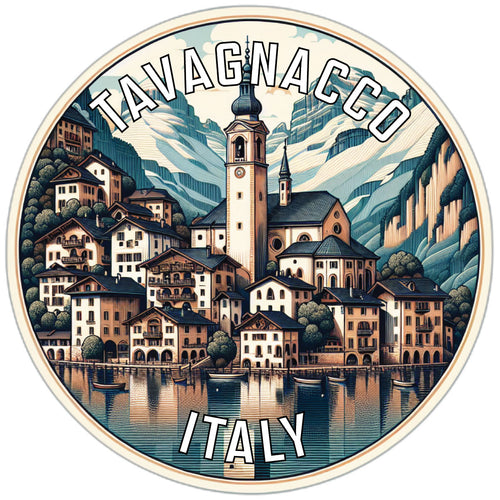 Tavagnacco Italy Souvenir Die Cut Flat Magnet 6-Inch
