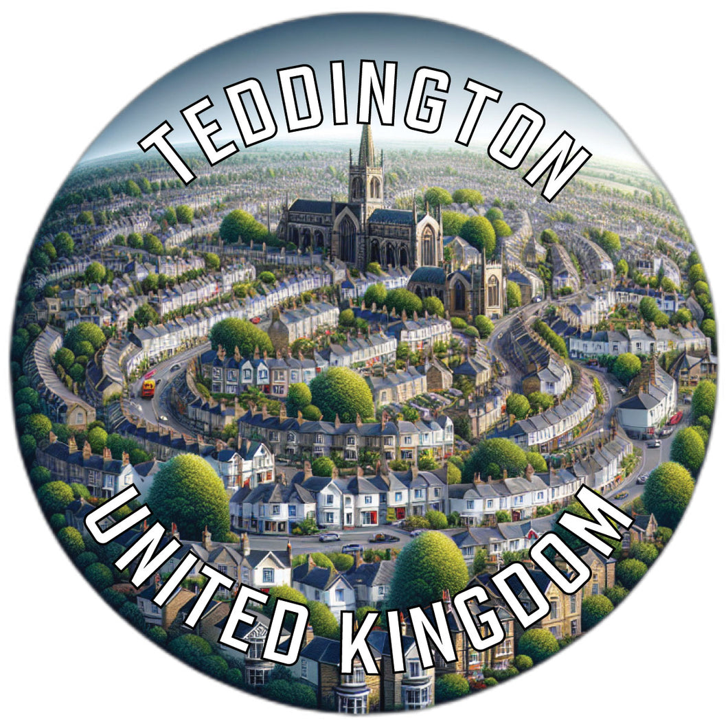 Teddington United Kingdom Souvenir Vinyl Decal Sticker 2-Inch