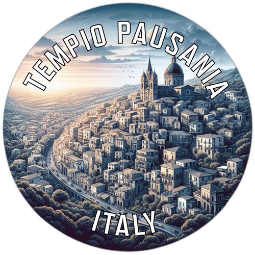 Tempio Pausania Italy Souvenir Die Cut Flat Magnet 2-Inch