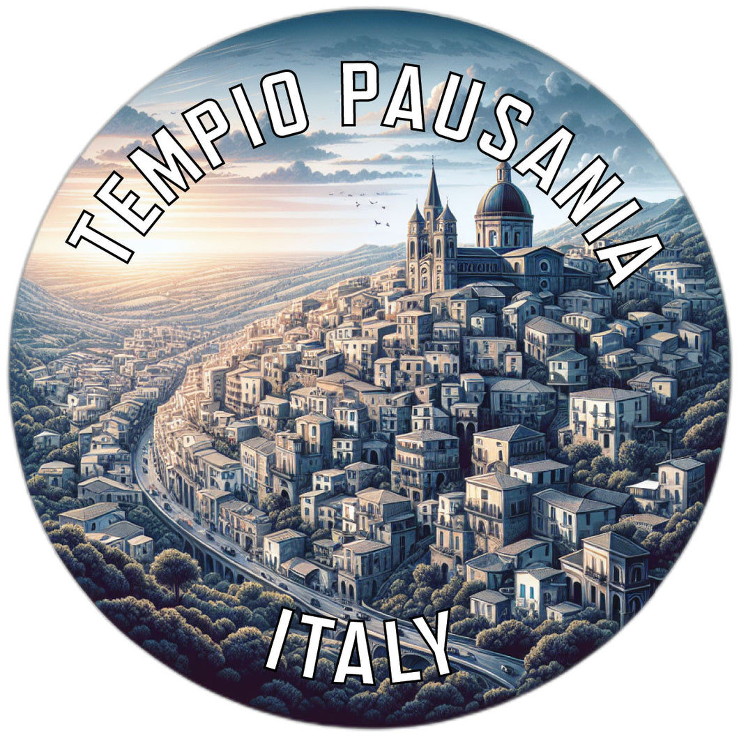 Tempio Pausania Italy Souvenir Die Cut Flat Magnet 2-Inch