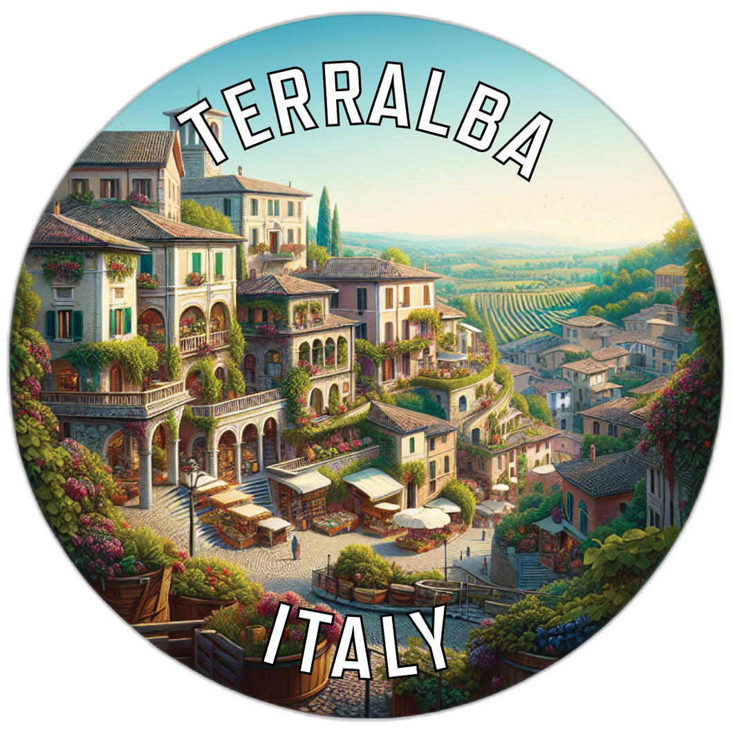 Terralba Italy Souvenir Vinyl Decal Sticker 2-Inch