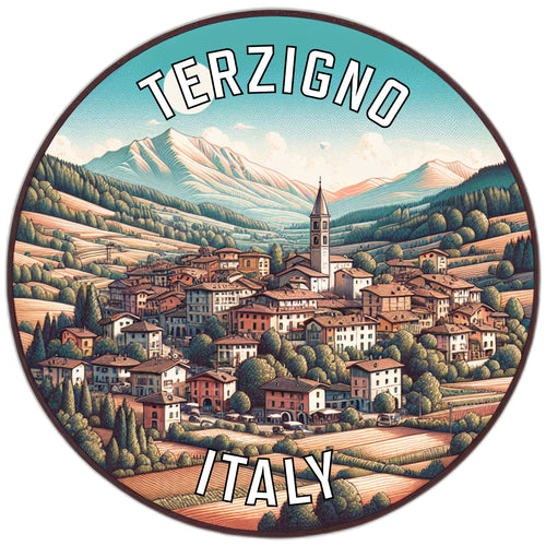Terzigno Italy Souvenir Die Cut Flat Magnet 2-Inch