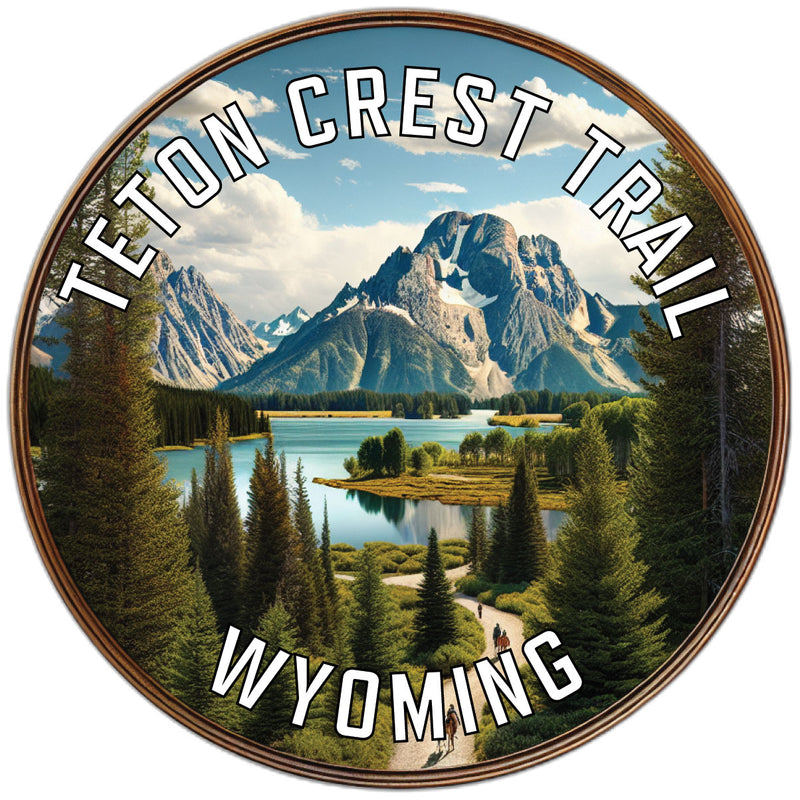 Teton Crest Trail Souvenir Vinyl Decal Sticker 2-Inch