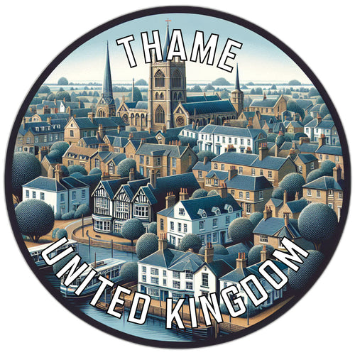 Thame United Kingdom Souvenir Vinyl Decal Sticker 6-Inch