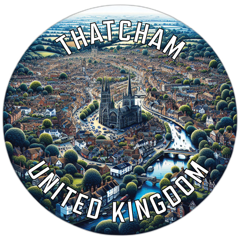 Thatcham United Kingdom Souvenir Vinyl Decal Sticker 3-Inch