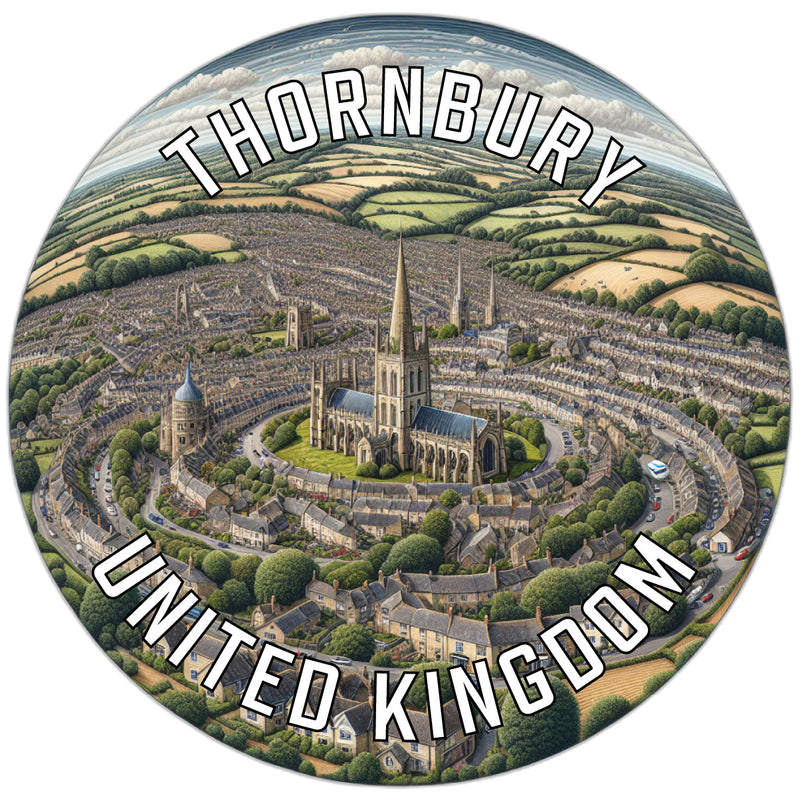 Thornbury United Kingdom Souvenir Die Cut Flat Magnet 6-Inch