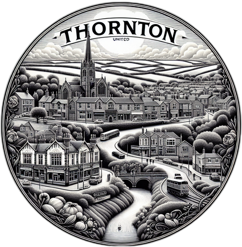 Thornton United Kingdom Souvenir Vinyl Decal Sticker 2-Inch