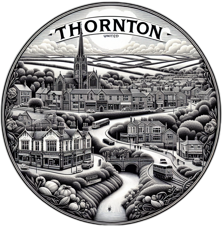 Thornton United Kingdom Souvenir Vinyl Decal Sticker 2-Inch