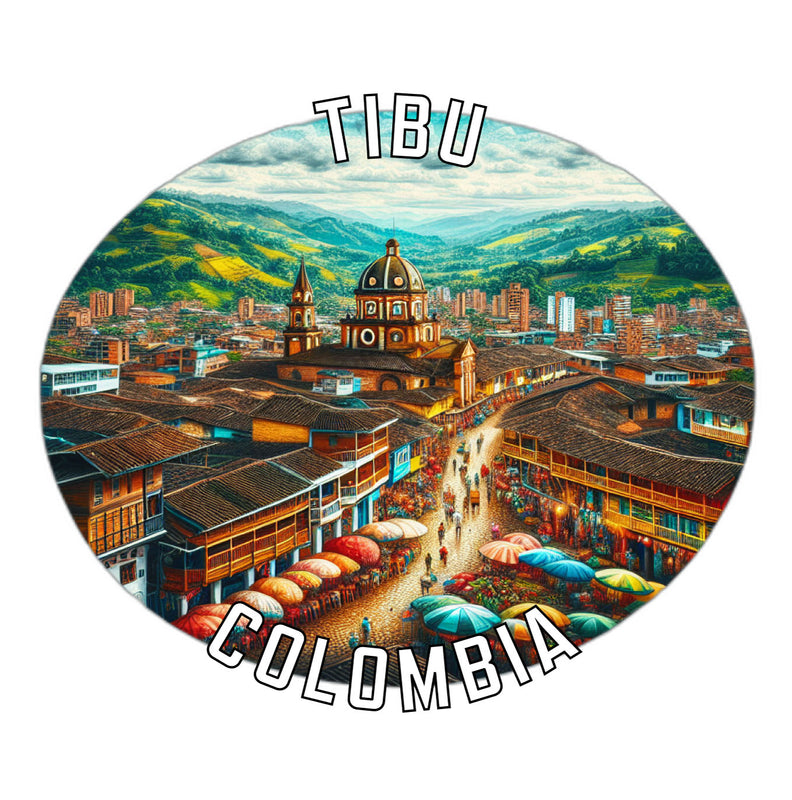 Tibu Colombia Souvenir Vinyl Decal Sticker 2-Inch