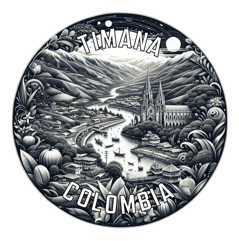 Timana Colombia Souvenir Vinyl Decal Sticker 6-Inch