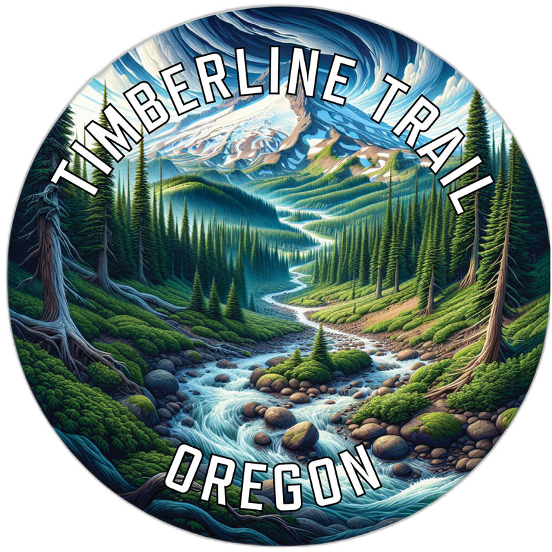 Timberline Trail Souvenir Vinyl Decal Sticker 2-Inch
