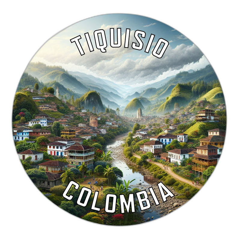 Tiquisio Colombia Souvenir Vinyl Decal Sticker 6-Inch