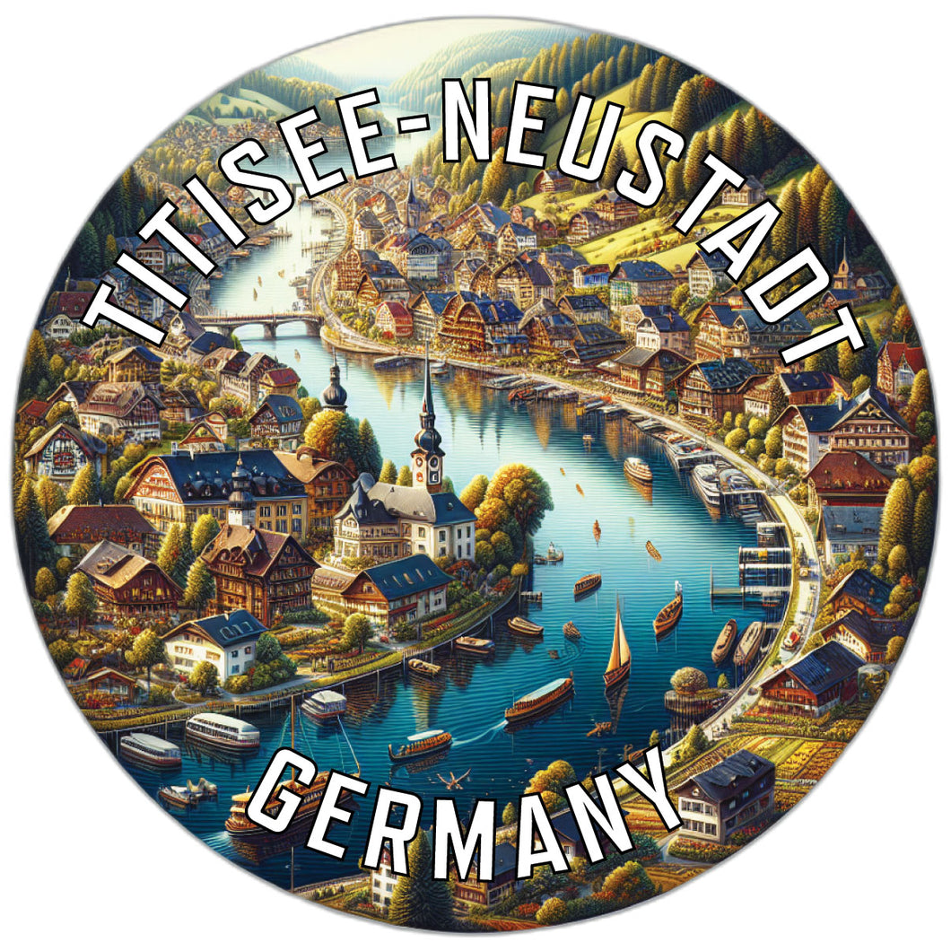 Titisee Neustadt Germany Souvenir Vinyl Decal Sticker 6-Inch
