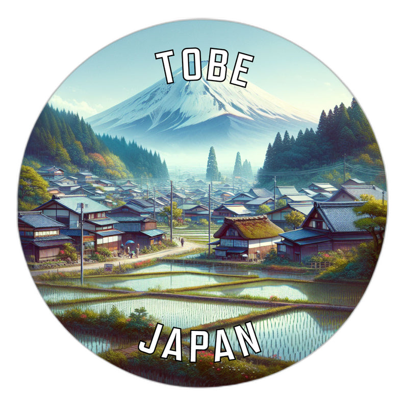 Tobe Japan Souvenir Vinyl Decal Sticker 2-Inch