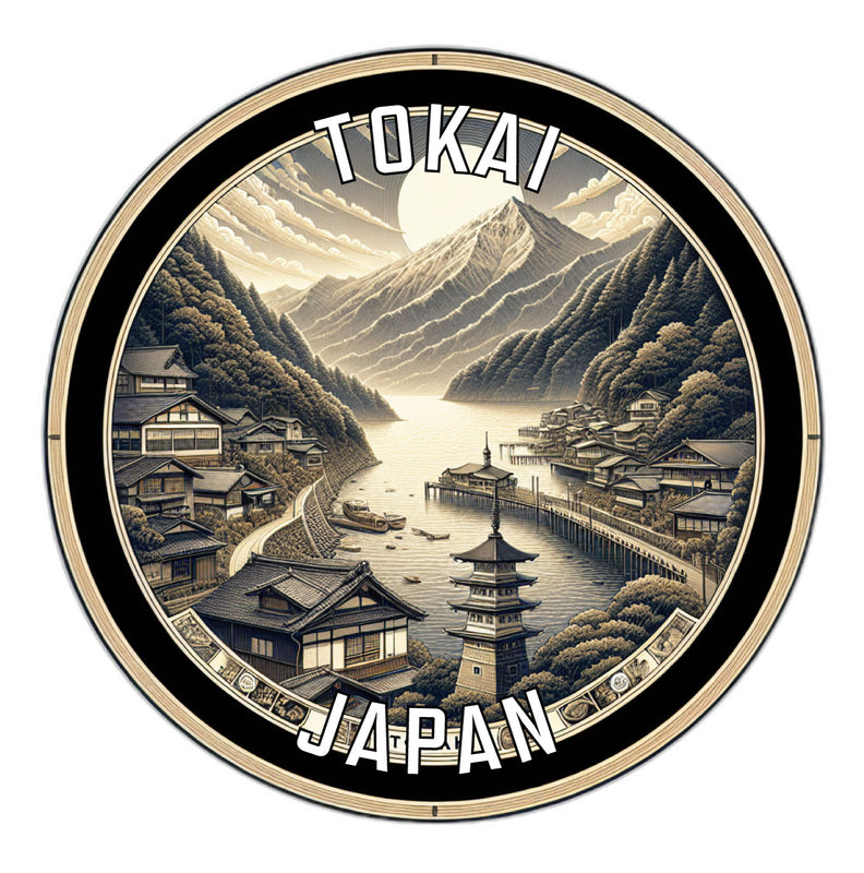 Tokai Japan Souvenir Die Cut Flat Magnet 2-Inch